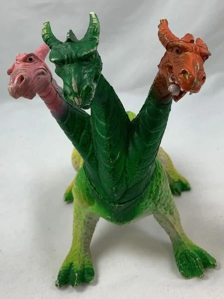 Chitech 1984 Vintage Draak Hydra Groen Oranje MOTU KO Figuur, Coolsingel 104, 3011 AG Rotterdam, Netherlands, Verzenden, Zo goed als nieuw