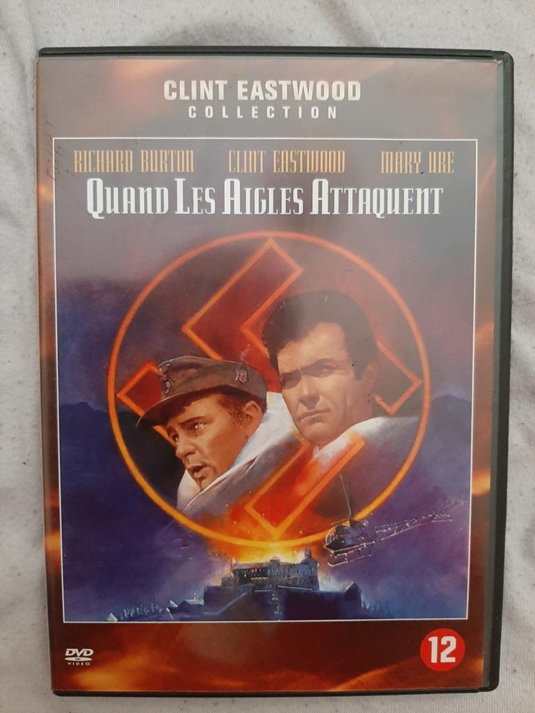 Clint Eastwood Collection: Quand Where Eagles Dare DVD, Vanaf 12 jaar, Ophalen of Verzenden, Gebruikt, Actiethriller