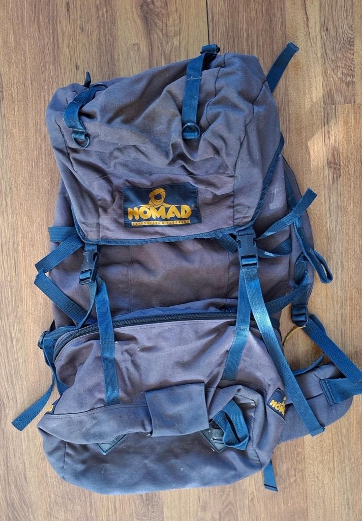 Nomad rugzak, 60-70 liter, Ophalen, Gebruikt, Trekking, 60 cm of meer