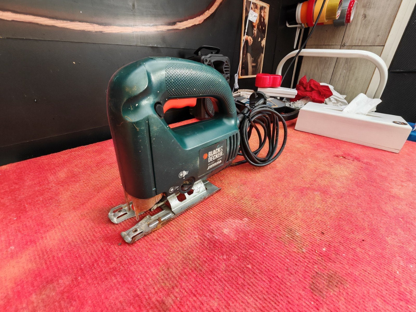 Black & Decker KS631 400W Superlok decoupeerzaag, Ophalen of Verzenden, Minder dan 600 watt, Decoupeerzaag, 30 tot 70 mm