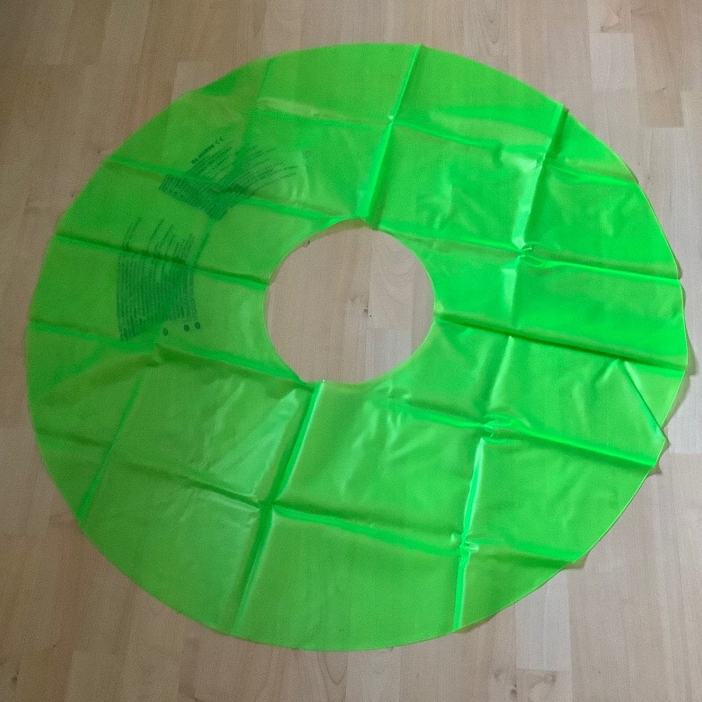 Luchtbed zwemband opblaasbare Donut 90 cm Nieuw groen, Ophalen of Verzenden, Nieuw