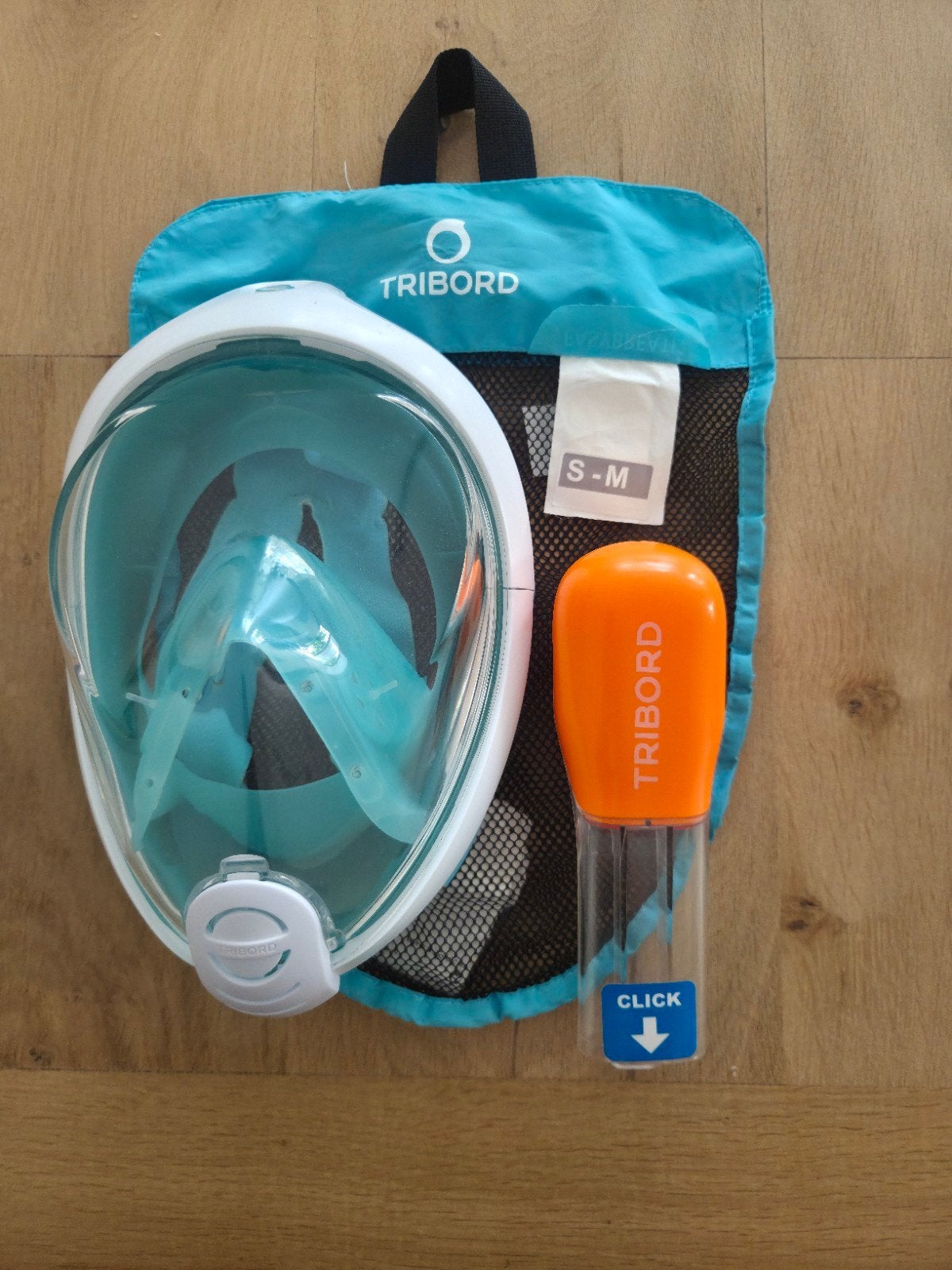 Tribord Easybreath Snorkelmasker S-M, Ophalen of Verzenden