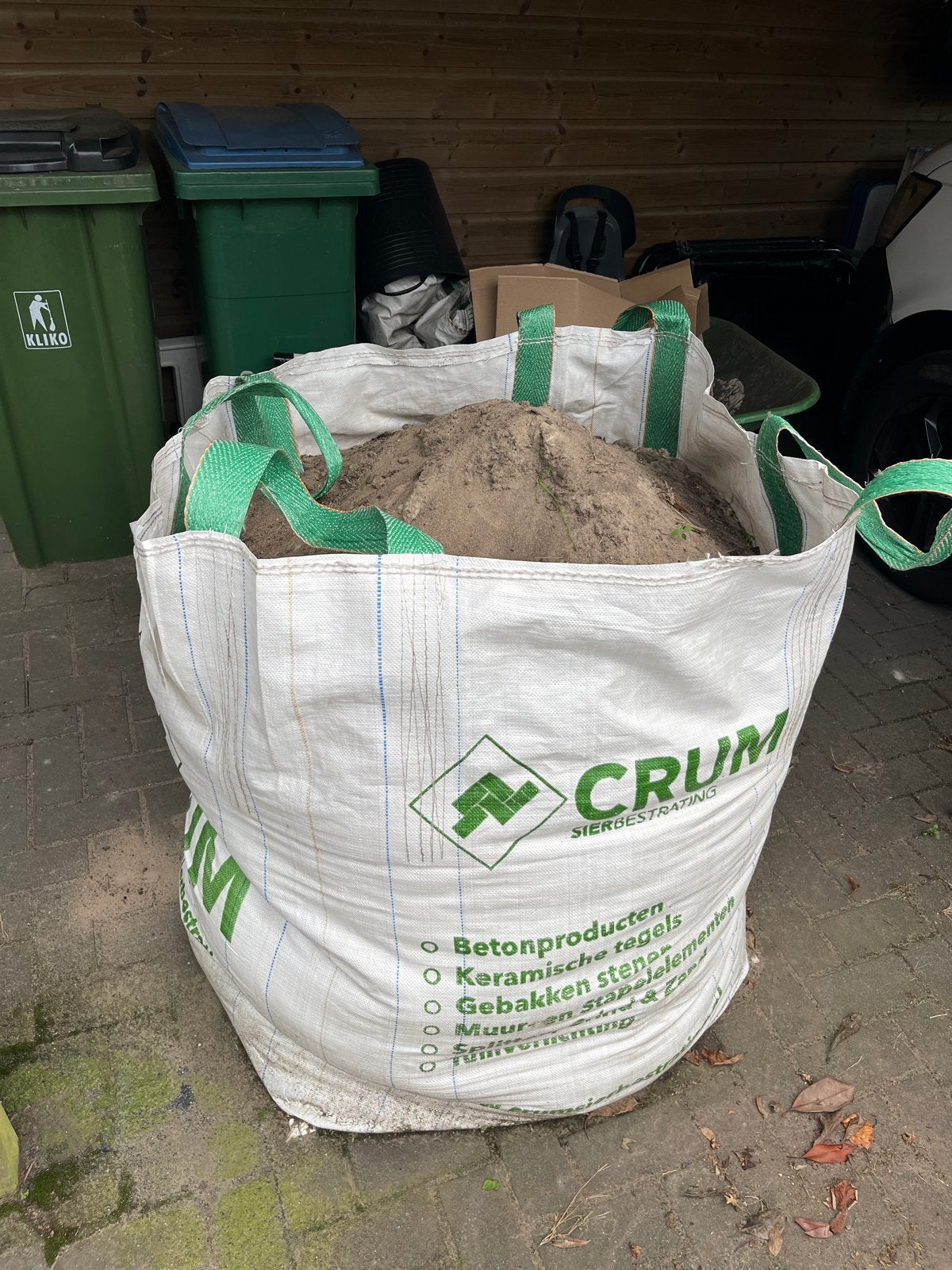 Big bag met zand/grond, Ophalen, Gebruikt, Ophoogzand