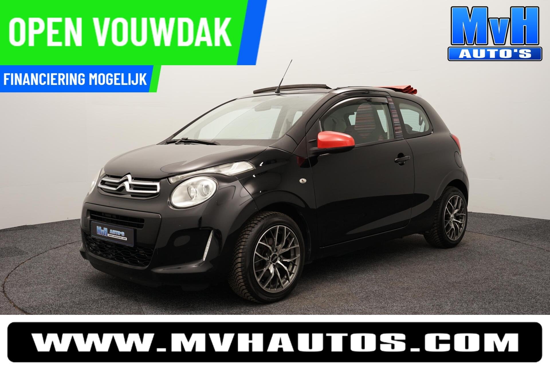 Citroen C1 1.0 e-VTi Airscape Feel Edition|VOUWDAK|BLUETOOTH, Voorwielaandrijving, Euro 5, Stof, Gebruikt