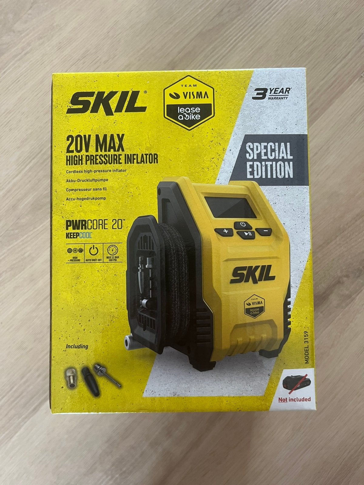 NIEUW! - Skil PWRCore 20V Accucompressor 3159 VL TVL Edition, 10 bar of meer, Nieuw, Ophalen of Verzenden, Minder dan 25 liter