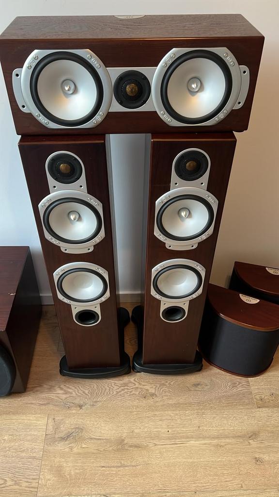 Monitor Audio Silver RS 5.1 Set - Topkwaliteit Surround, Audio, Tv en Foto, Luidsprekers, Zo goed als nieuw, Complete surroundset