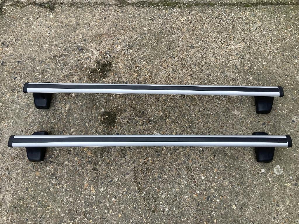 Thule aluminium dakdragers 127cm, Auto diversen, Ophalen, Zo goed als nieuw