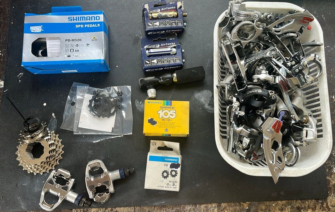 Diverse nieuwe ATB onderdelen Shimano, Fietsen en Brommers, Ophalen, Racefiets, Nieuw, Derailleur of Ketting