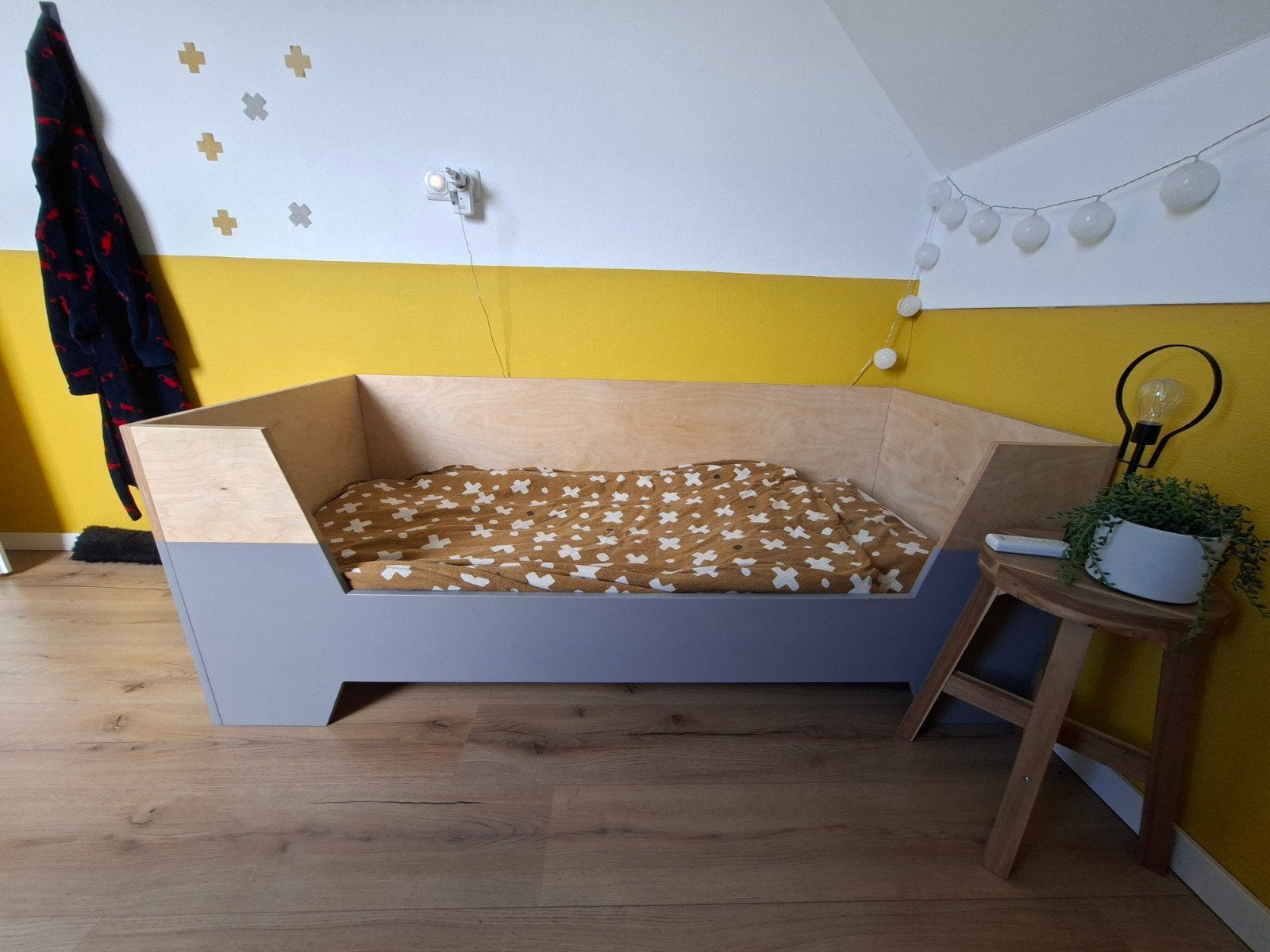 Peuterbed Little Dreamers Dip-Dye, Kinderen en Baby's, Kinderkamer | Bedden, Gebruikt, 70 tot 85 cm, 140 tot 160 cm, Ophalen
