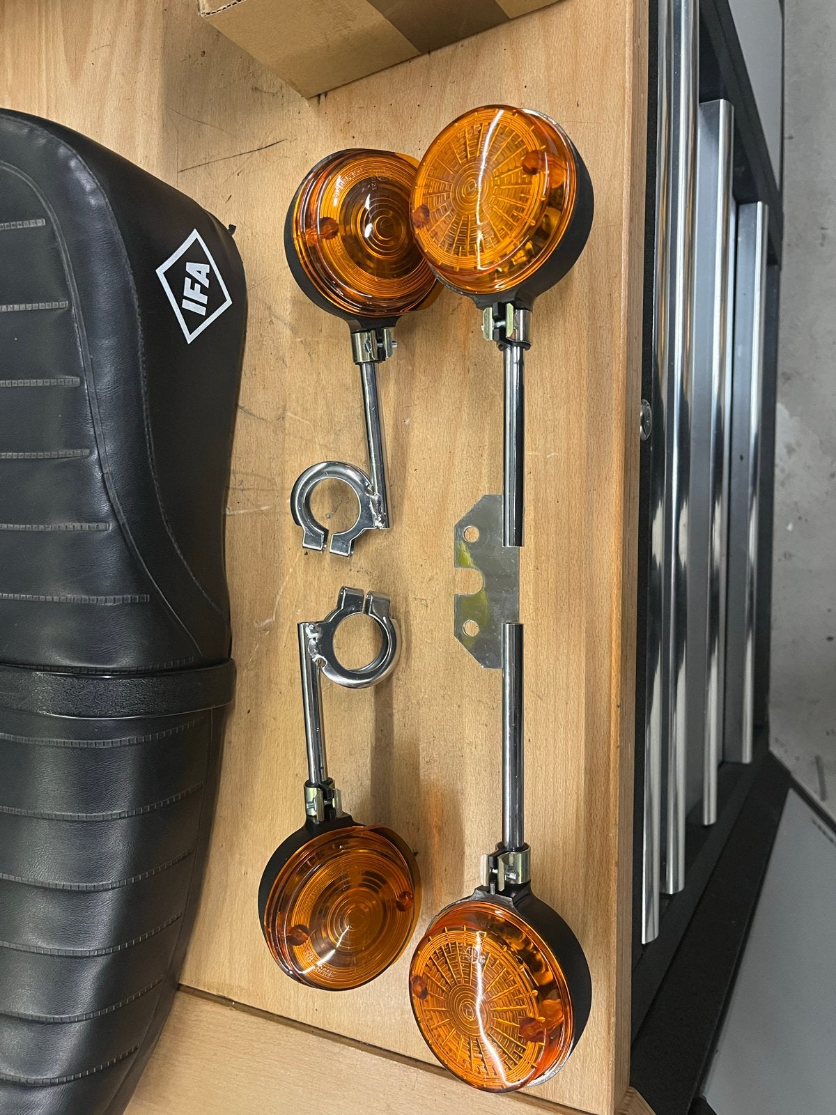 Knipperlicht setje voor Simson S51 - Nieuwstaat, Ophalen of Verzenden, Nieuw