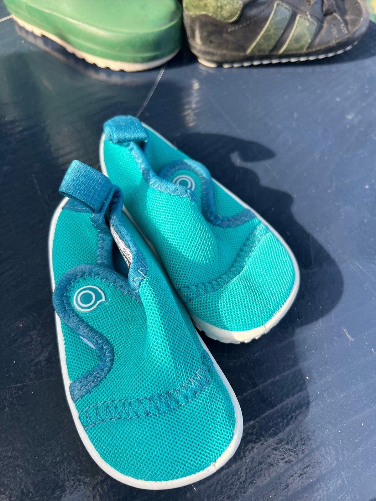 Barefoot zomerschoenen - Lime - Zo goed als nieuw, Ophalen of Verzenden, Zo goed als nieuw, Jongen of Meisje, Schoenen