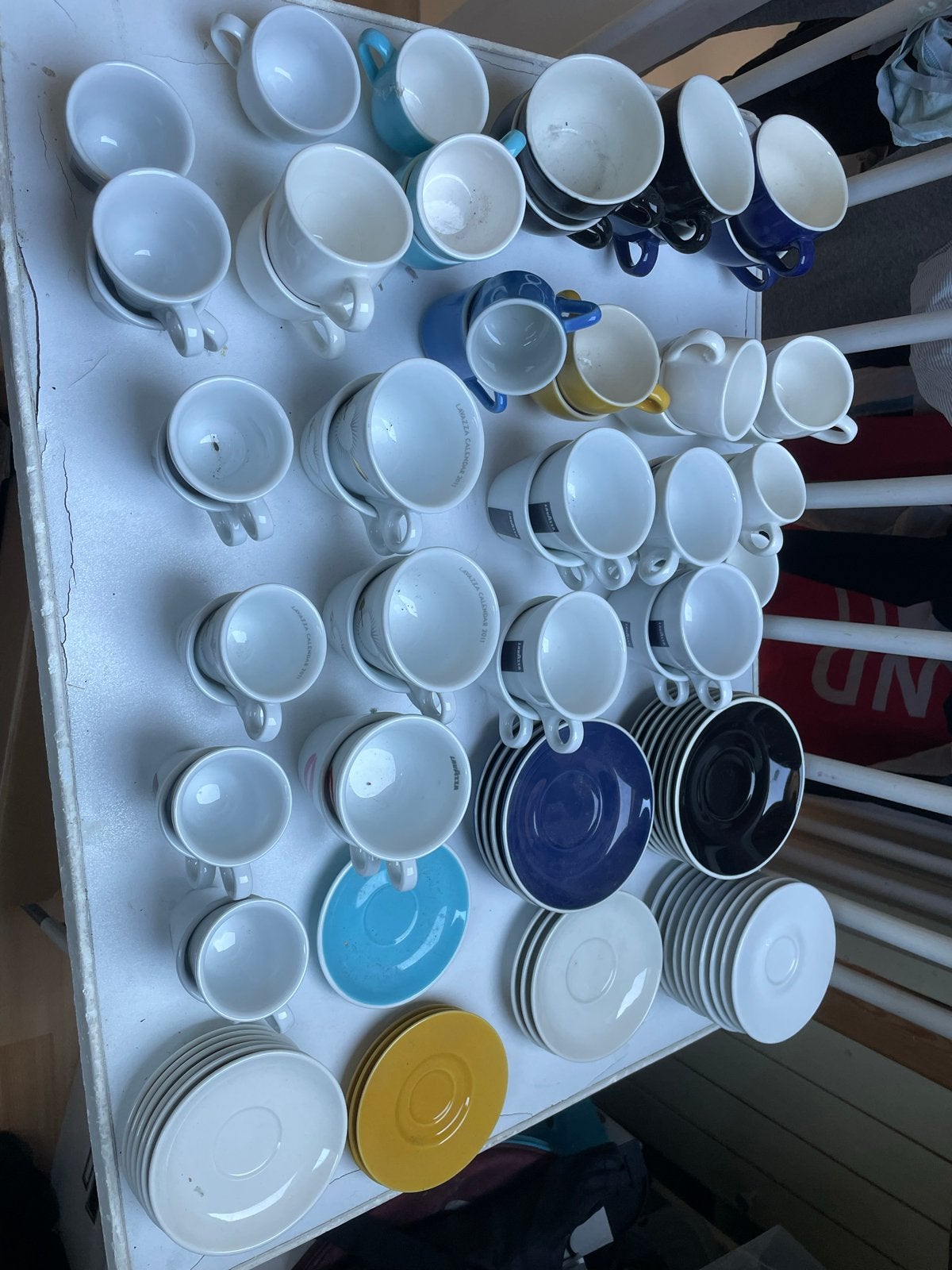 Koffie- en espressokopjes met schotels - Diverse merken, Ophalen of Verzenden, Gebruikt, Overige merken, Kop(pen) en/of Schotel(s)