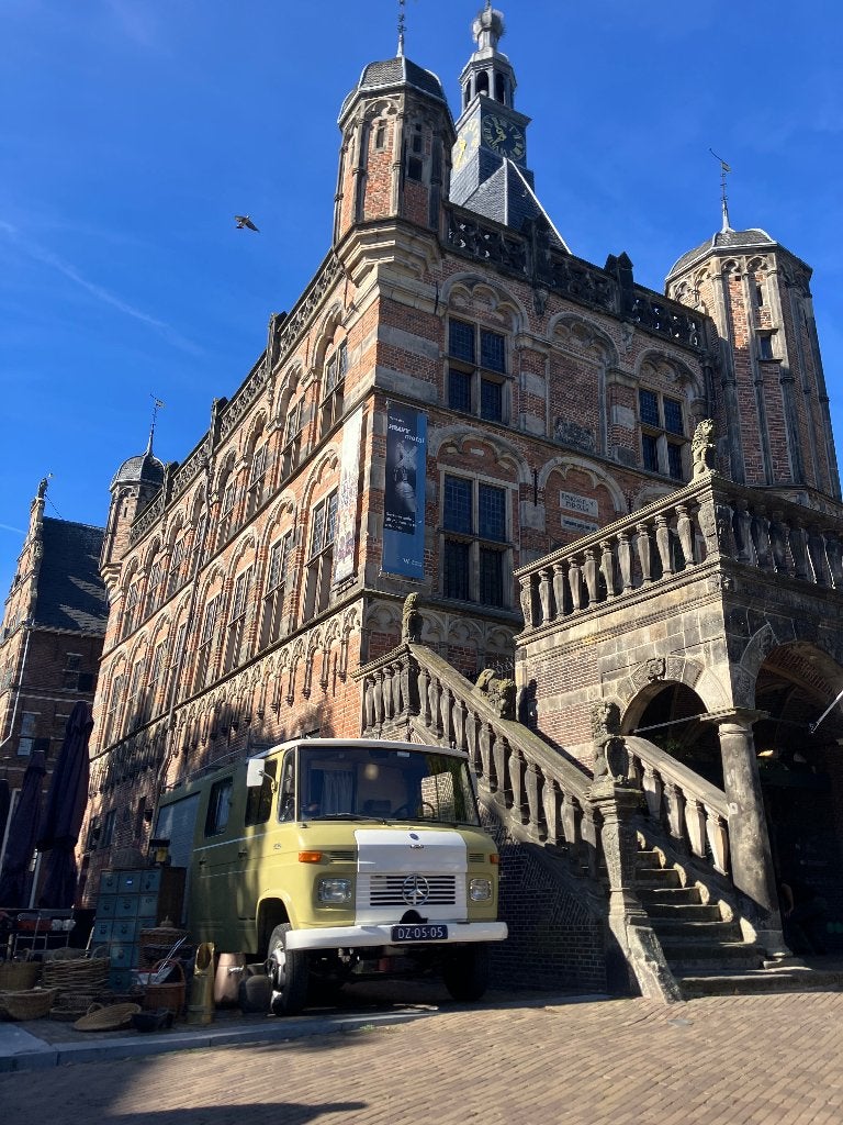 Mercedes-Benz 408 Wegenbelastingvrij 1972, Auto's, Voorwielaandrijving, Stof, Overige modellen, Bruin