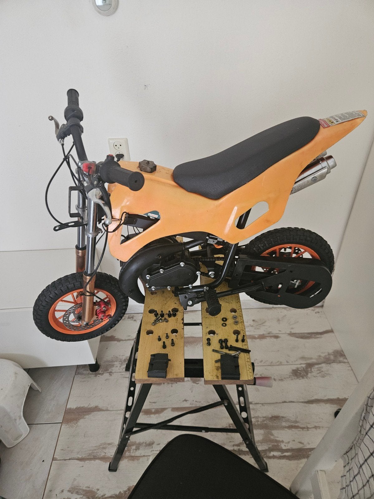 Goed werkende Minicrosser 49cc, Ophalen