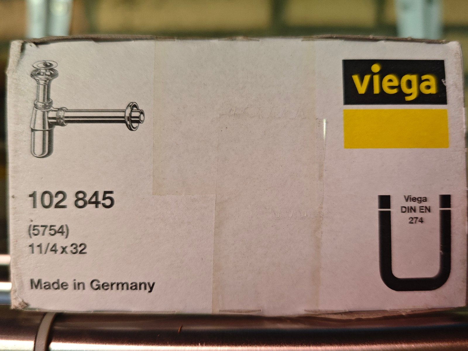 Viega Sifon 102 845 - Made in Germany, Ophalen of Verzenden, Nieuw, Chroom, Wastafel