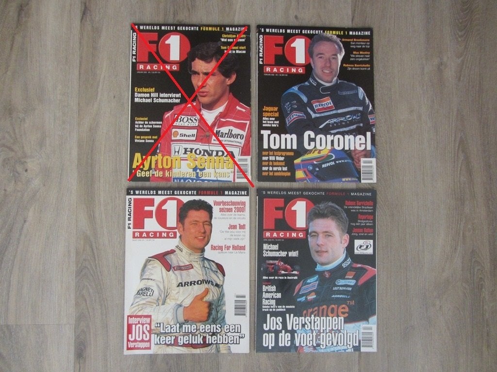 F1 Racing 2000  - Senna/Coronel/Jos Verstappen, Boeken, Ophalen of Verzenden, Zo goed als nieuw, Sport en Vrije tijd