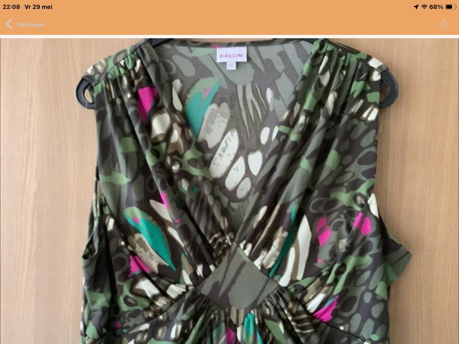 Jurk mt. 2XL - Biaggini., Verzenden, Nieuw, Maat 46/48 (XL) of groter, Groen