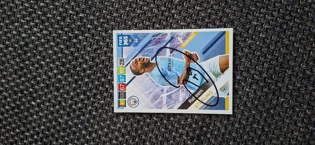 Panini trading card met handtekening; Sterling # Feyenoord, Verzamelen, Sportartikelen en Voetbal, Ophalen of Verzenden, Nieuw