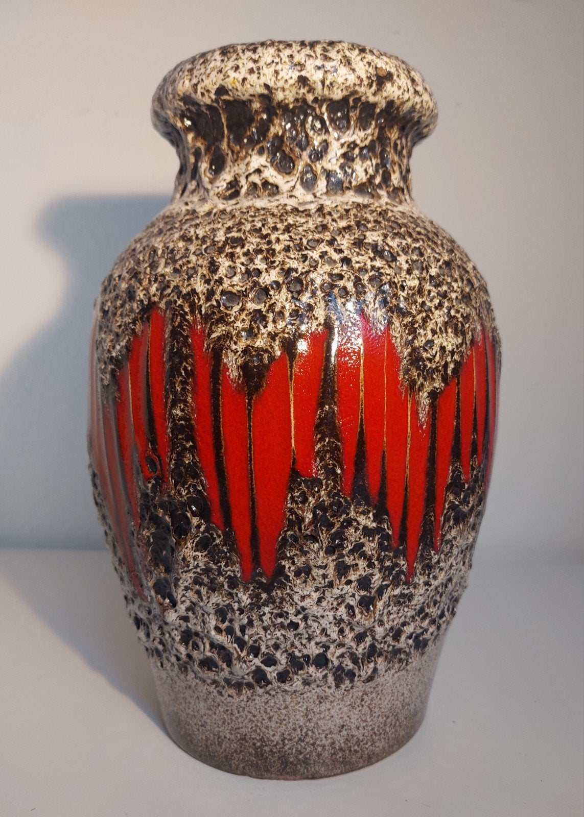 Scheurich Lora fat lava vaas, Antiek en Kunst, Ophalen of Verzenden