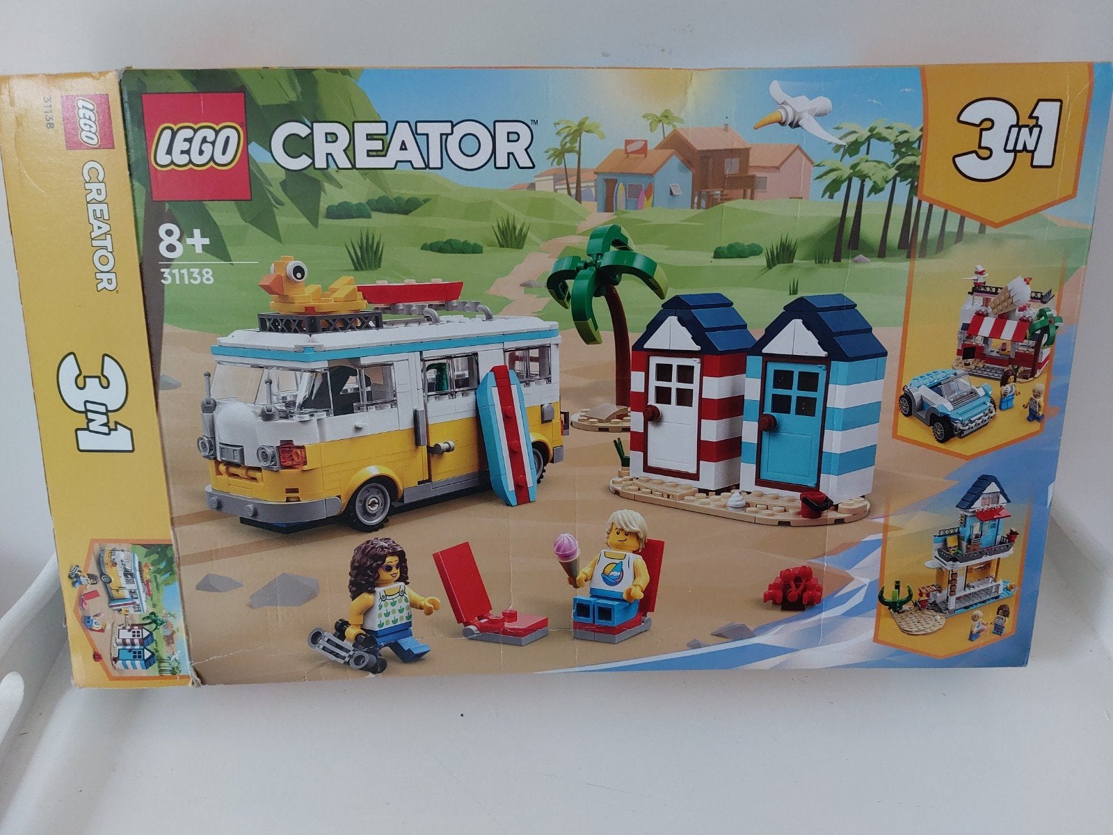Lego Creator 31138 Beach Camper Van, Inclusief instructies, Gebruikte blokjes met nopjes, Lego, Ophalen of Verzenden