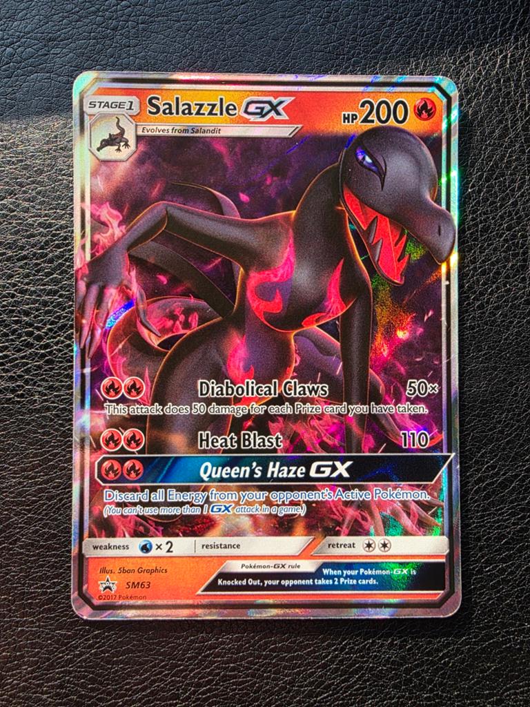 Salazzle gx SM63 sun moon promo, Ophalen of Verzenden, Nieuw, Losse kaart