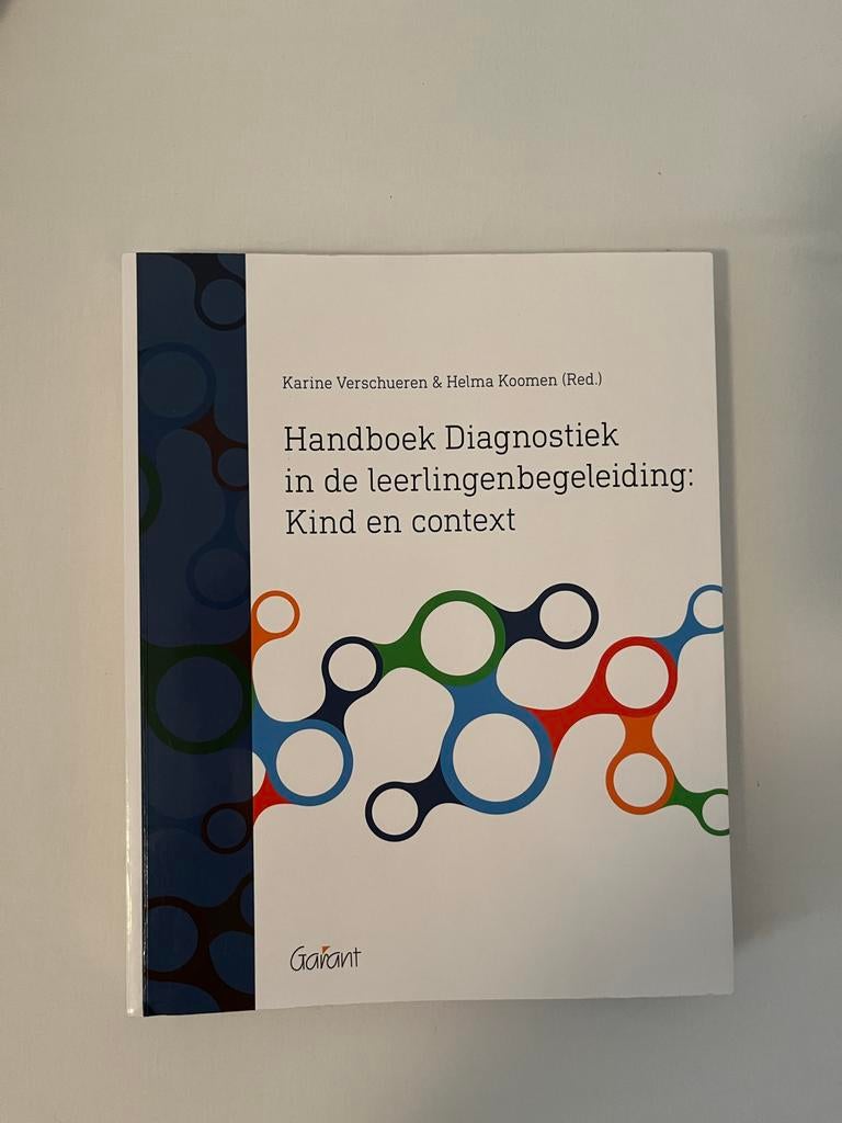 Handboek Diagnostiek leerlingenbegeleiding, Boeken, Studieboeken en Cursussen, Ophalen of Verzenden, Gamma, Zo goed als nieuw