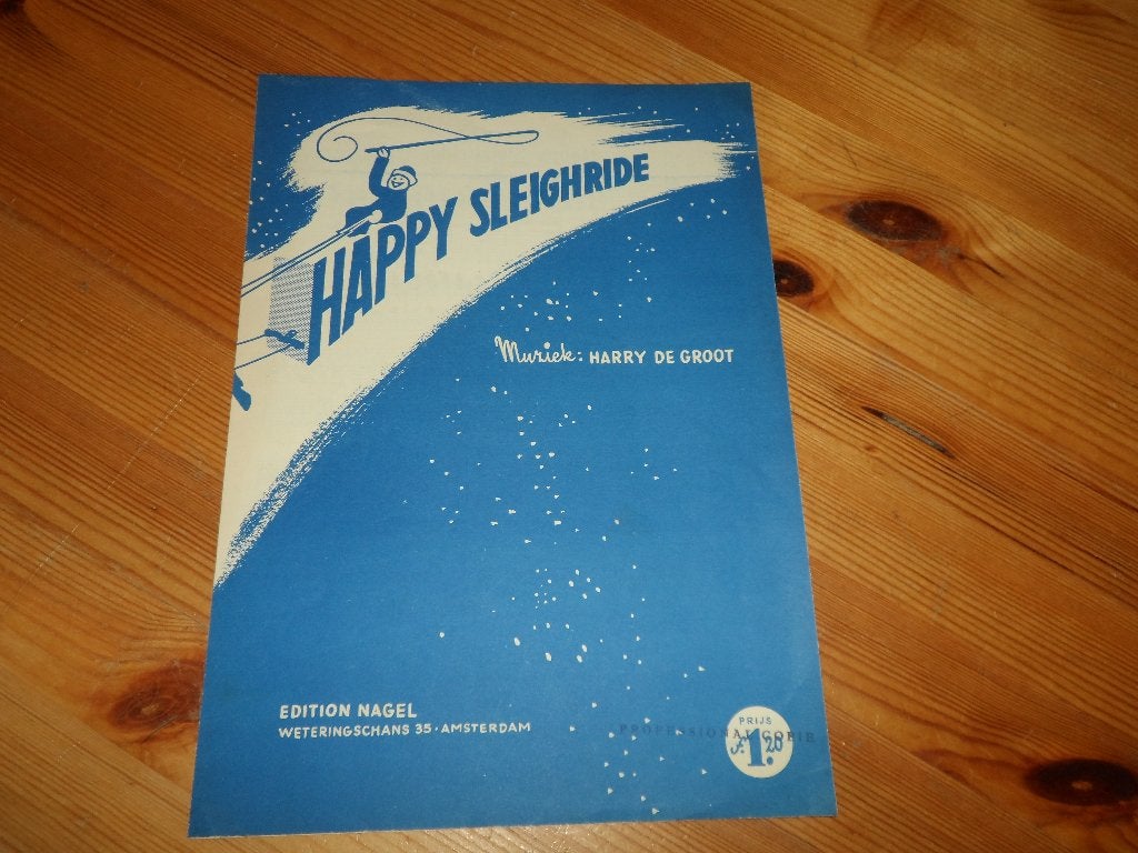 Happy sleighride - harry de groot, Muziek en Instrumenten, Gebruikt, Ophalen of Verzenden, Gitaar, Artiest of Componist