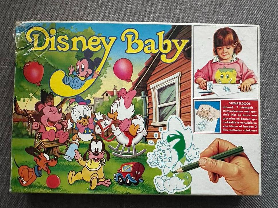 Disney Baby stempeldoos RETRO, Ophalen of Verzenden, Gebruikt, Knutselen