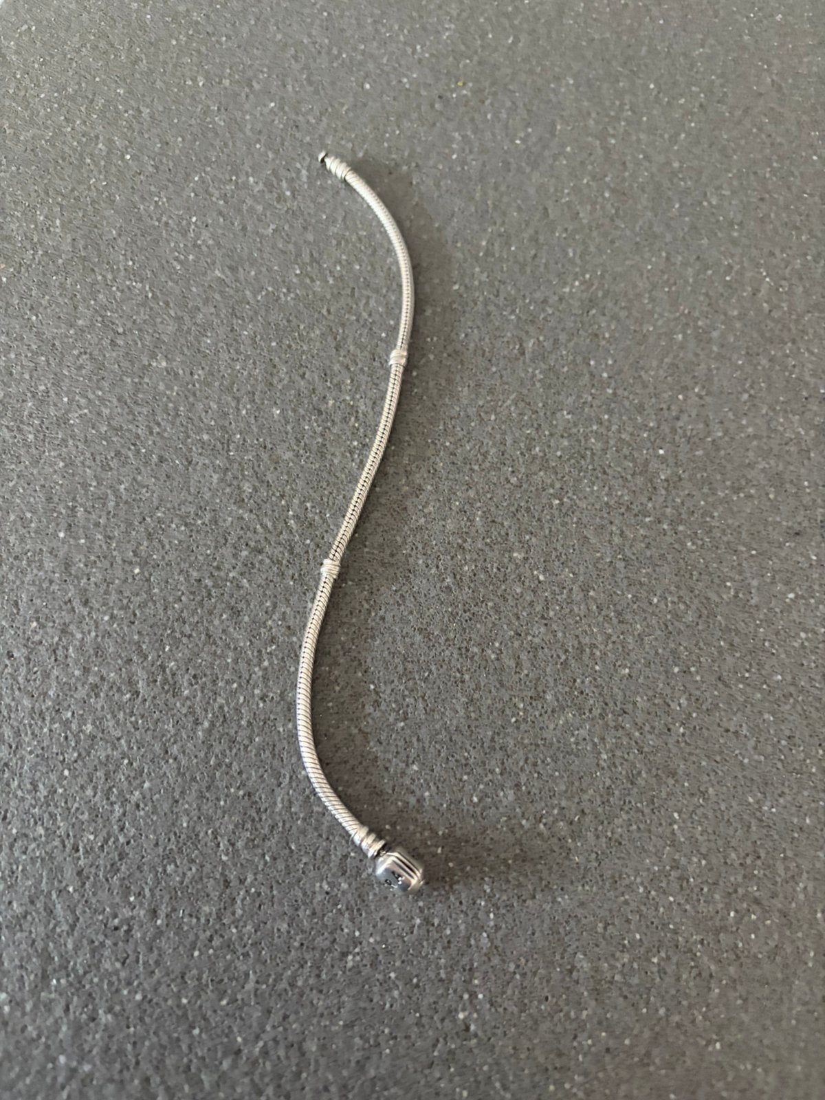 Zilveren pandora armband 19 cm, Sieraden, Tassen en Uiterlijk, Armbanden, Ophalen of Verzenden, Zo goed als nieuw, Zilver