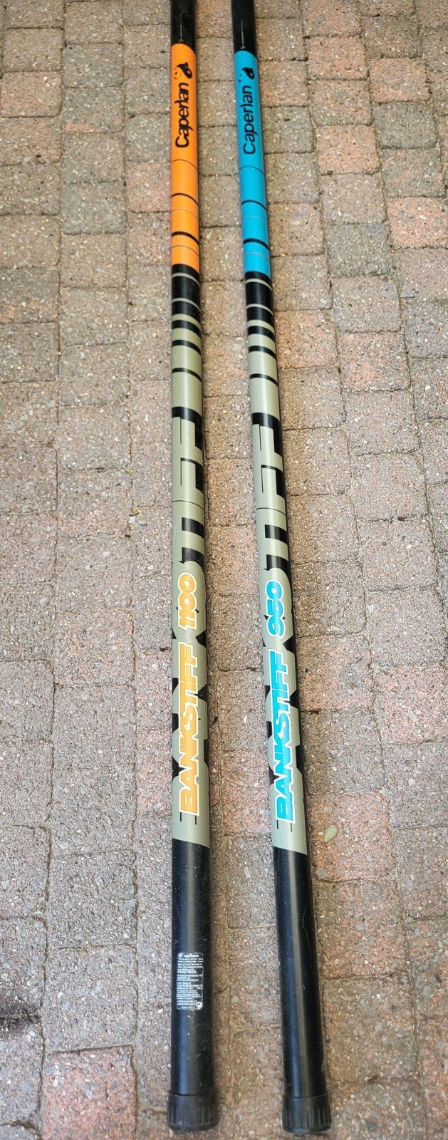 Vaste hengels 2 stuks 9,5 en 11 meter lang., Ophalen, Zo goed als nieuw, Vaste hengel