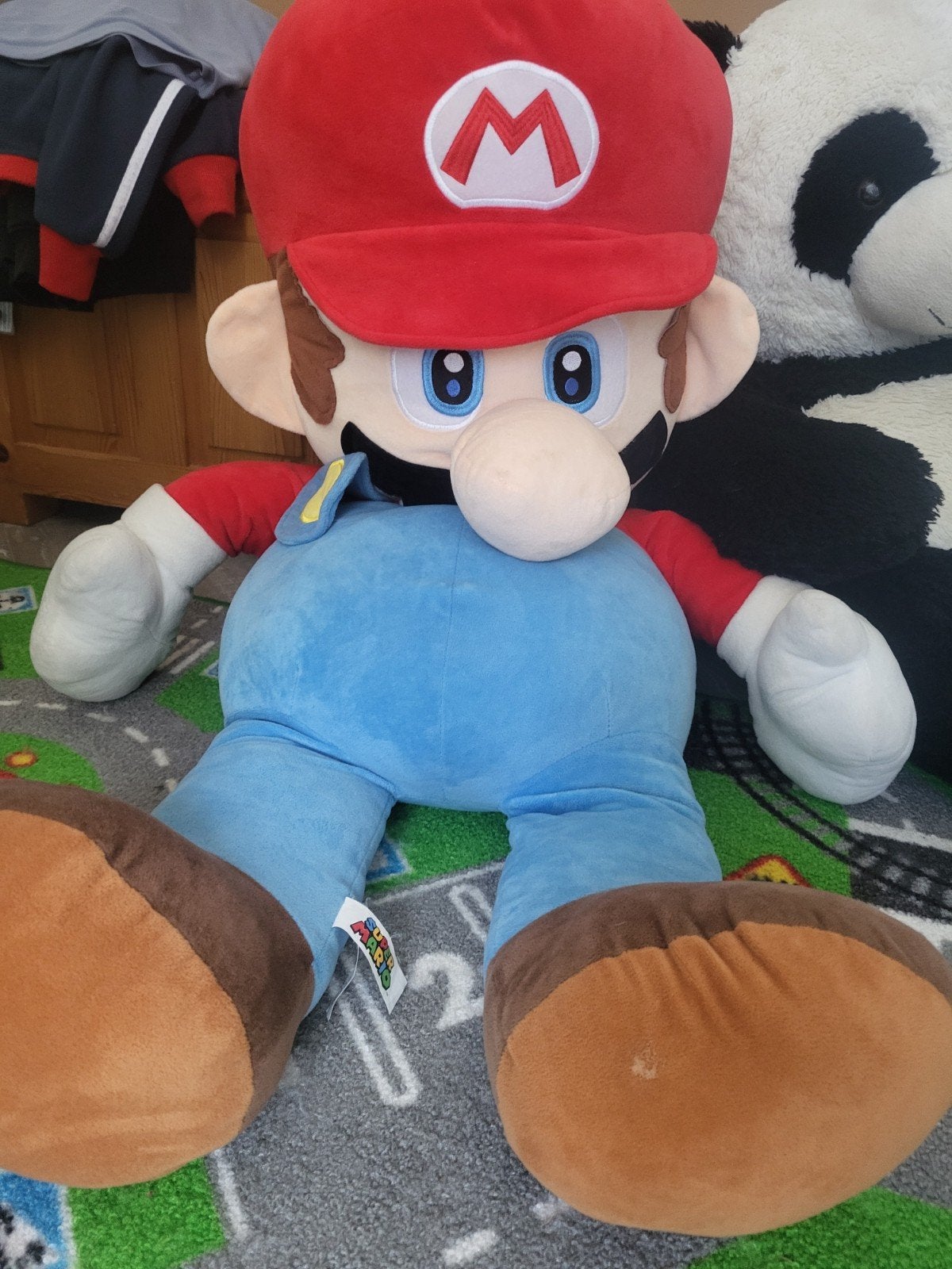 Grote Super Mario knuffel - Zo goed als nieuw, Ophalen, Overige typen, Nintendo, Middelgroot (20 tot 80 cm)
