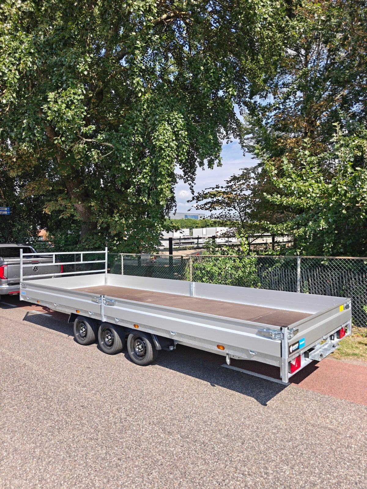 Demo Hapert plateau aanhanger 600x220 + rijplaten, Ophalen of Verzenden, Zo goed als nieuw