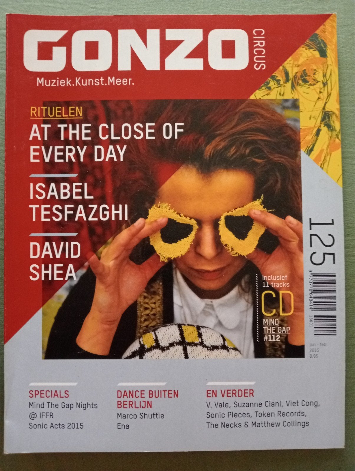 Gonzo Circus Magazine #125 - Jan-Feb 2015 (geen CD), Ophalen of Verzenden, Gelezen, Muziek, Film of Tv