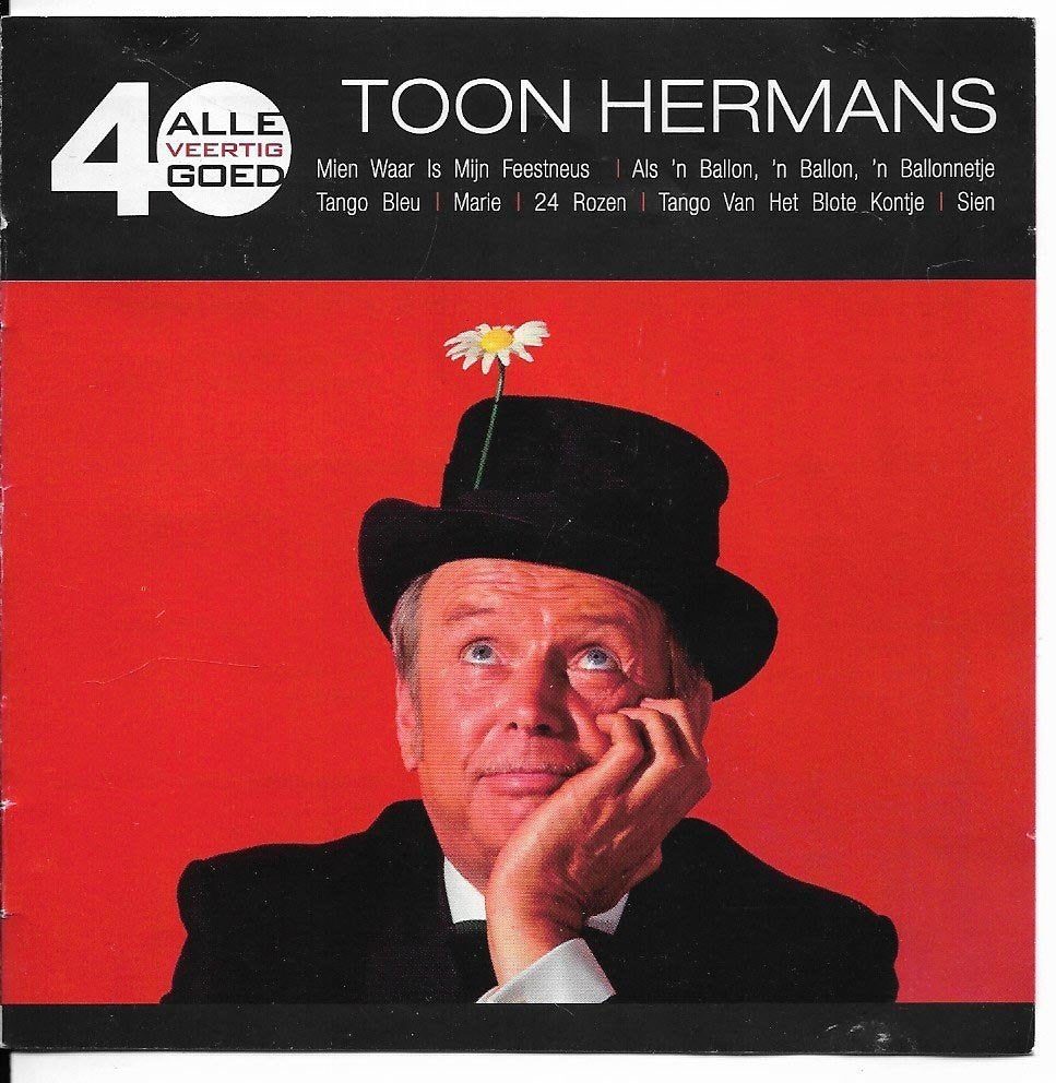 Toon Hermans--2 cd alle 40 goed, Ophalen of Verzenden, Zo goed als nieuw, Levenslied of Smartlap, Eerste persing