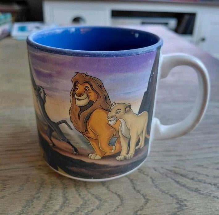 The Lion King beker mok Disney., Ophalen of Verzenden, Leeuwenkoning of Jungle Boek, Gebruikt, Servies