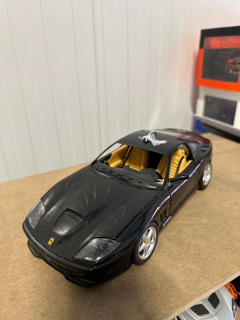 Ferrari 550 Maranello modelauto 1:18 bburago, Ophalen of Verzenden, Gebruikt, Auto, Bburago