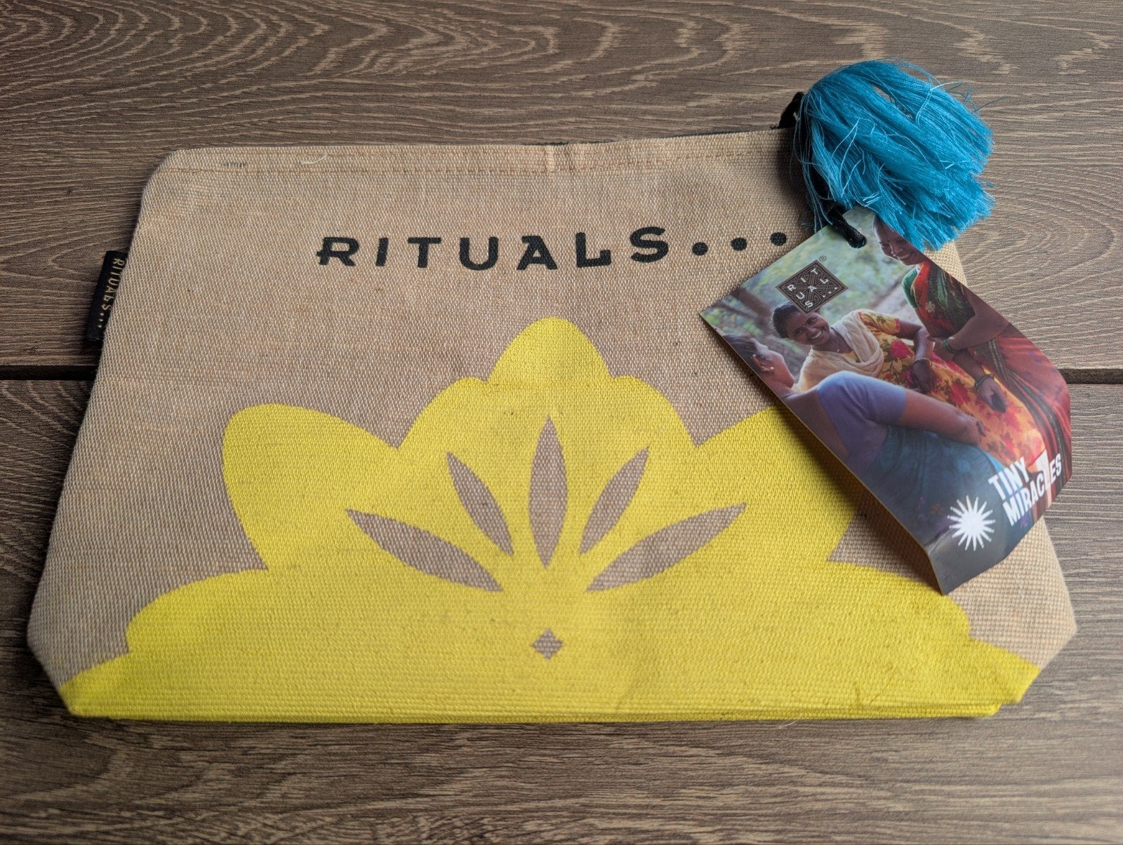 Rituals Pouch - Collectors Item - Doe een mooi bod!, Ophalen of Verzenden, Nieuw, Beige, Overige typen