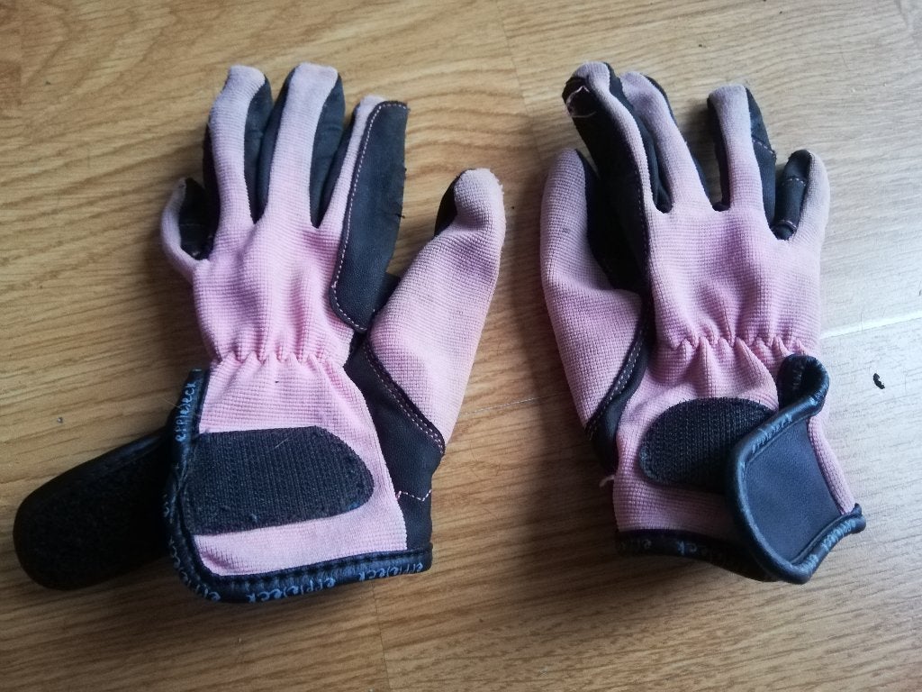 paardrijhandschoenen, Ophalen of Verzenden, Gebruikt, Dressuur, Bovenkleding