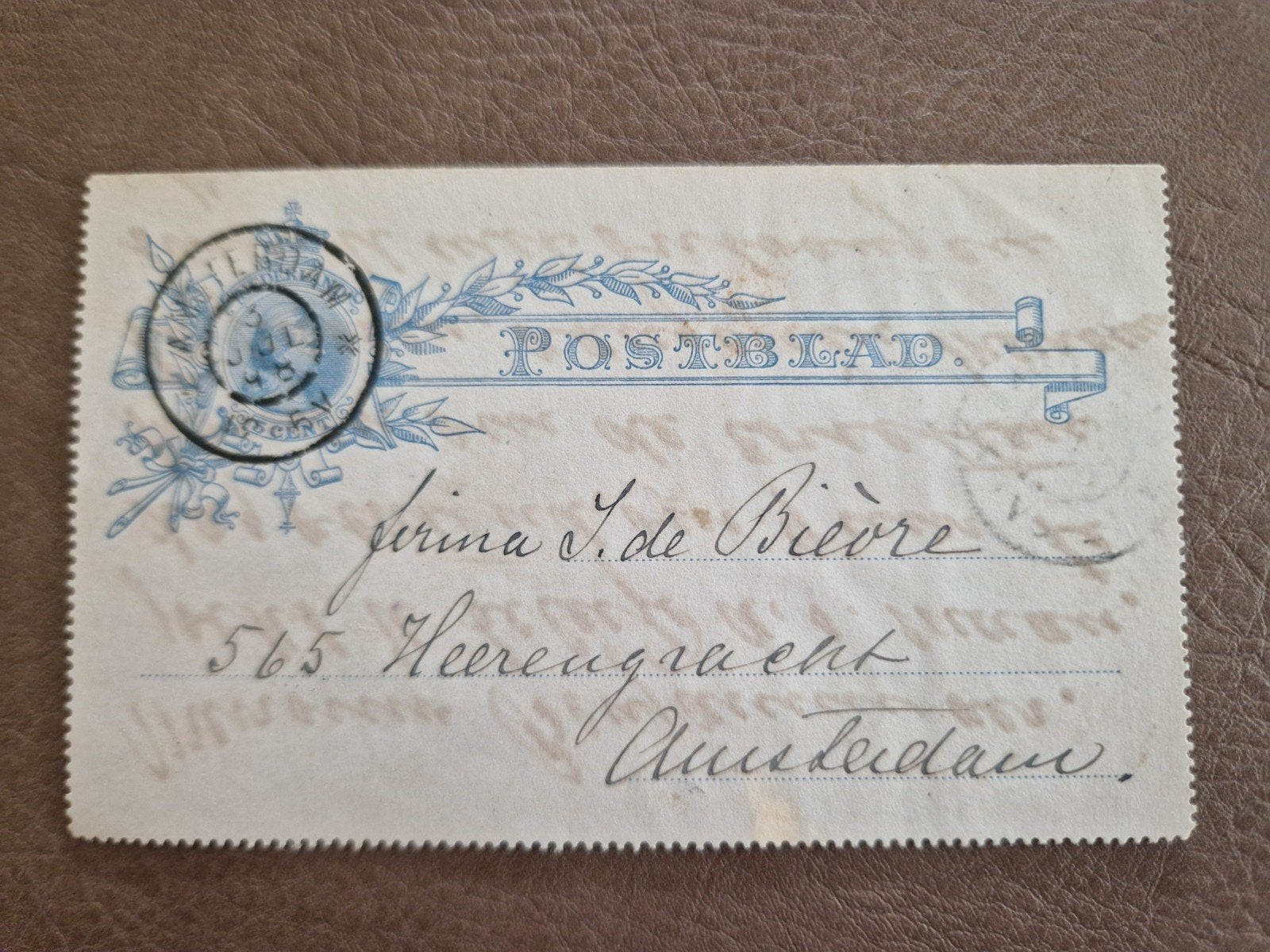 Postblad, Postzegels en Munten, Brieven en Enveloppen | Nederland, Ophalen of Verzenden, Briefkaart