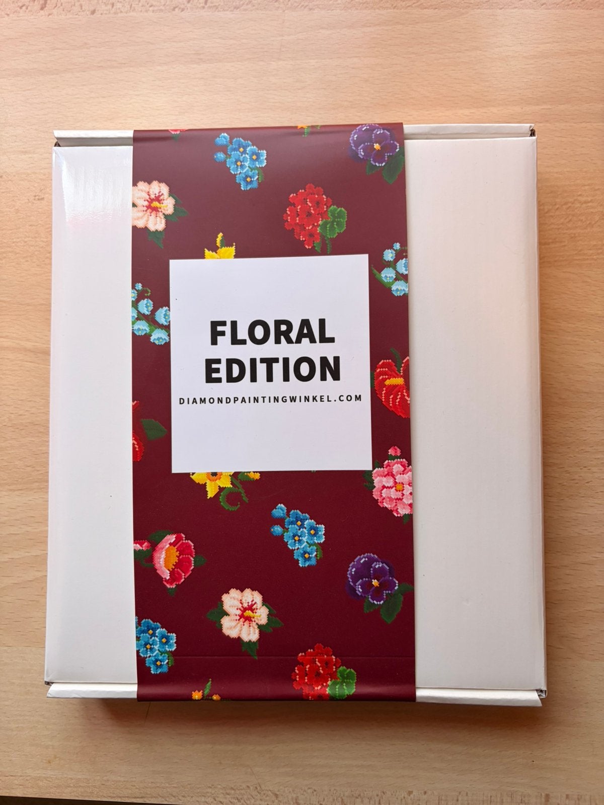 Mini setje diamond painting “Floral”, Hobby en Vrije tijd, Knutselen, Diamond painting, Nieuw, Meerkleurig, Overige materialen