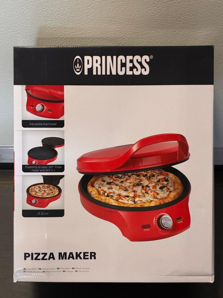 Princess 115007 Pizzamaker rood NIEUW, Minder dan 45 cm, Overige merken, Nieuw, Ophalen of Verzenden