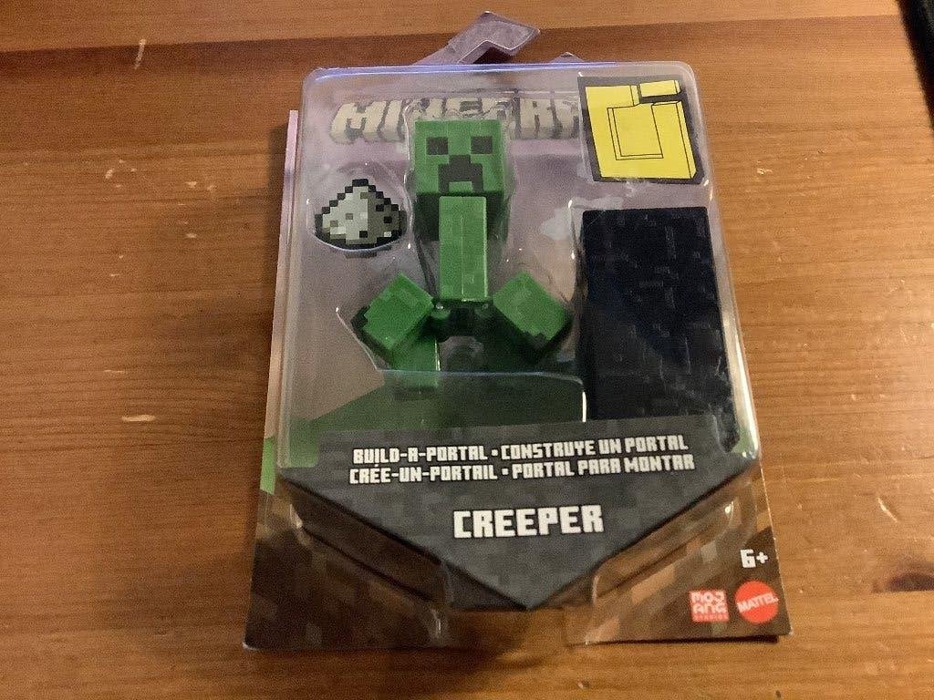 Mattel Minecraft actiefiguur Creeper. Build-A-Portal. Nieuw, Ophalen of Verzenden, Nieuw