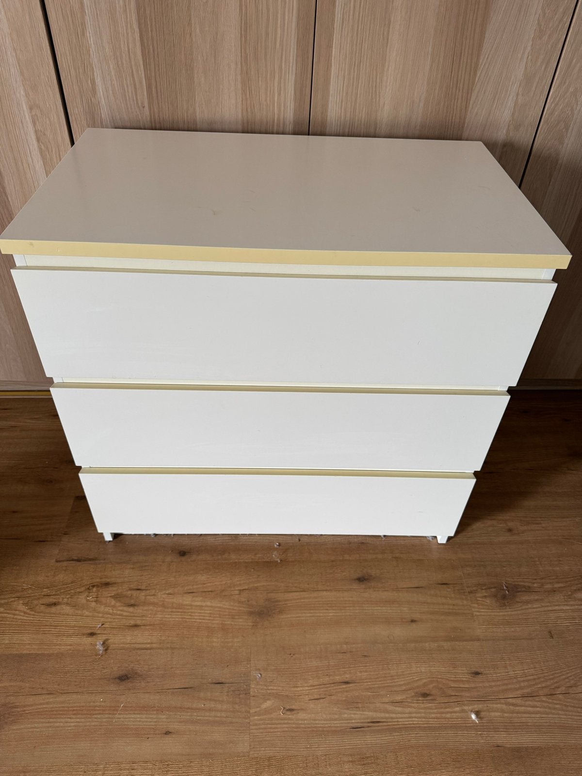 IKEA Malm ladekast wit - 3 lades, Ophalen, Gebruikt, 50 tot 100 cm, 3 of 4 laden