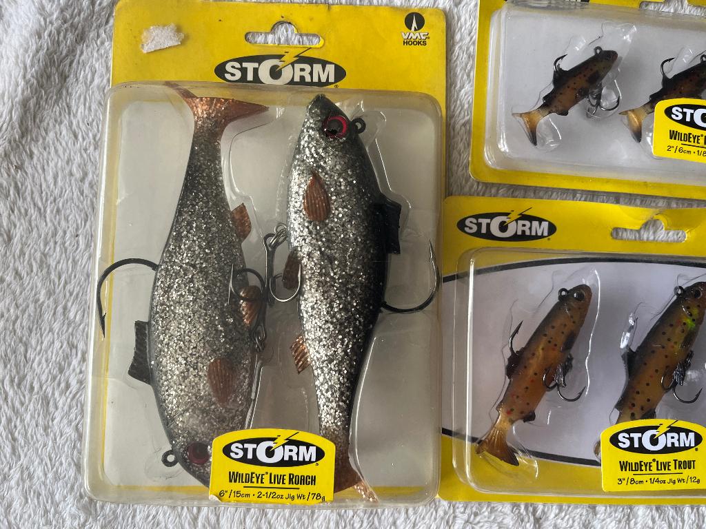 adv 150 / NIEUW mixset 4 blisters kunstaas STORM, Ophalen of Verzenden, Nieuw, Overige typen