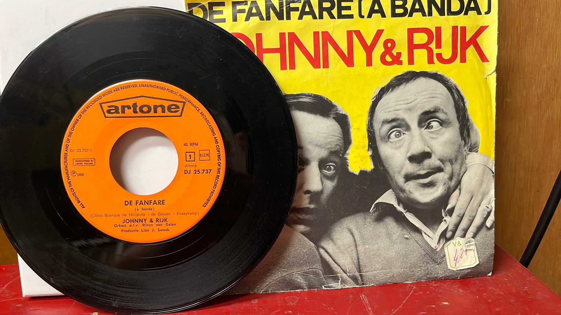 Johnny & Rijk De fanfare, Ophalen of Verzenden, Gebruikt, 7 inch, Nederlandstalig