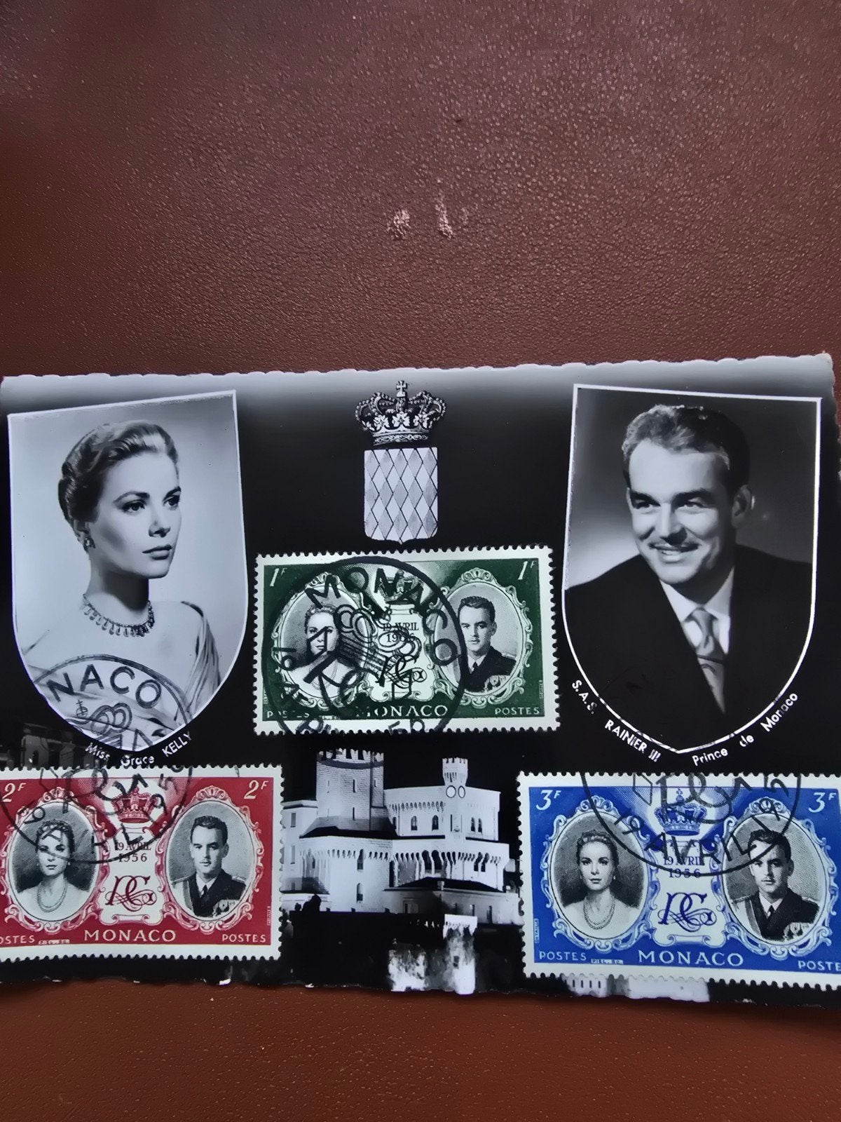 Monaco postzegels Grace Kelly & Rainier III 1956, Verzenden