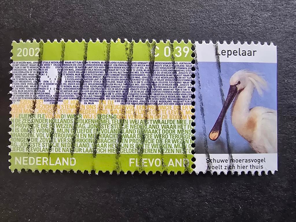 Postzegel Nederland 2002 - NVPH 2029 - Met Tab 2, Postzegels en Munten, Postzegels | Nederland, Ophalen of Verzenden, Na 1940
