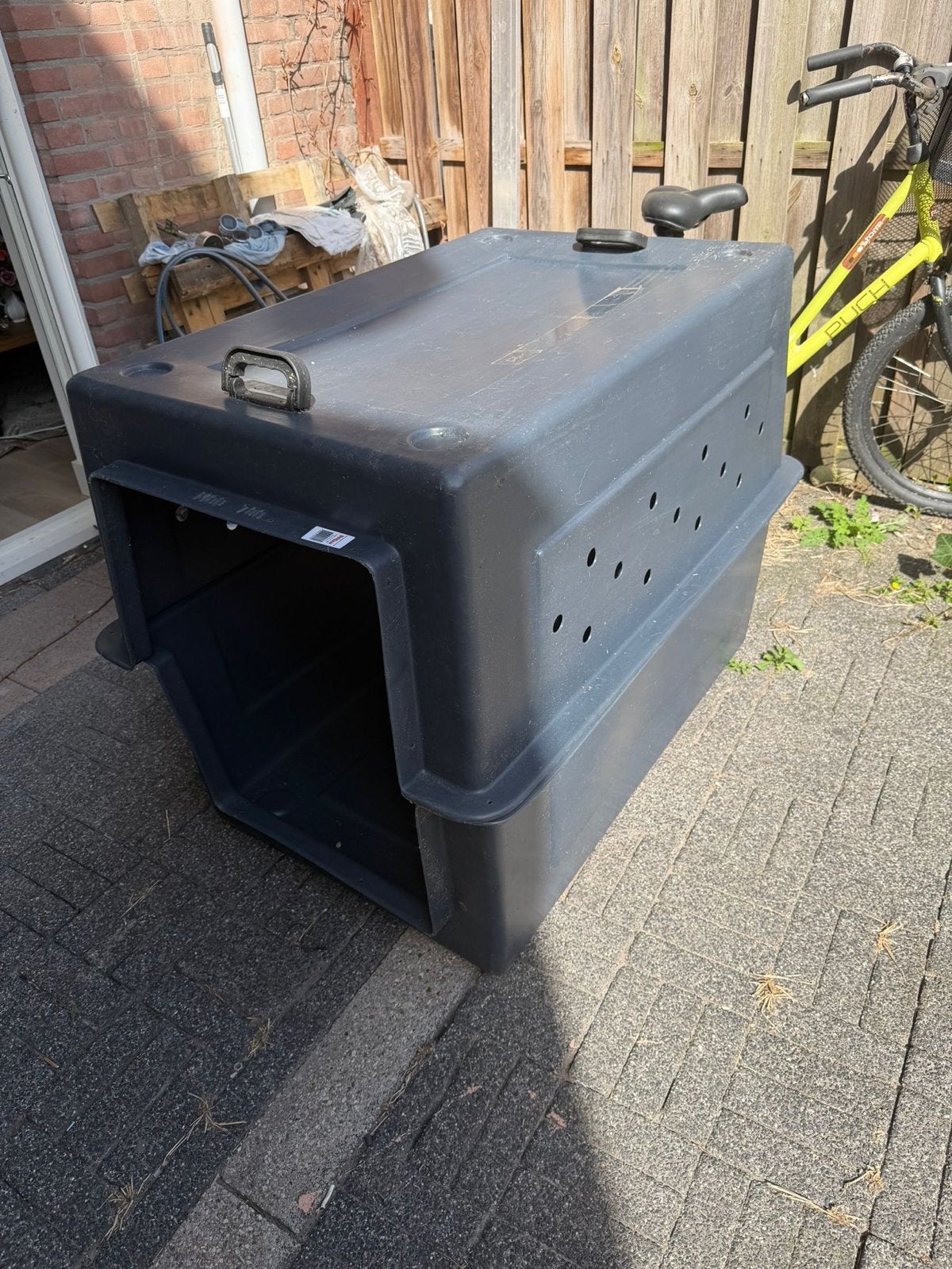 Reisbench Hond XL (122x89x81), Ophalen, Gebruikt