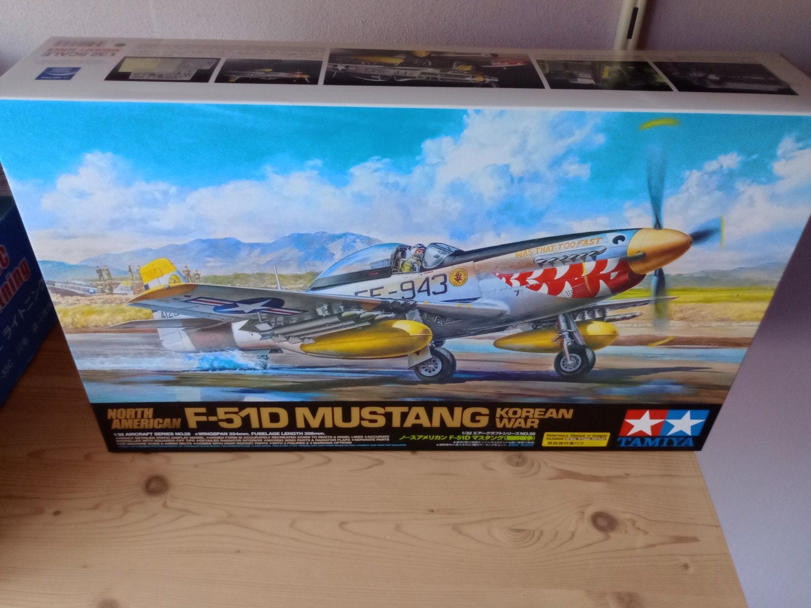 1/32 F-51d tamiya, Hobby en Vrije tijd, Overige merken, Nieuw, Ophalen of Verzenden, Groter dan 1:72