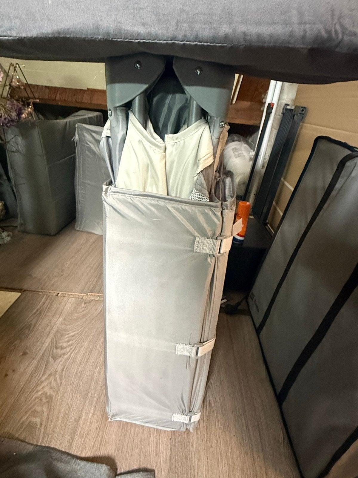 Compact opvouwbaar logeerbed/campingbedje, Eenpersoons, Ophalen of Verzenden, Overige maten, Verstelbaar